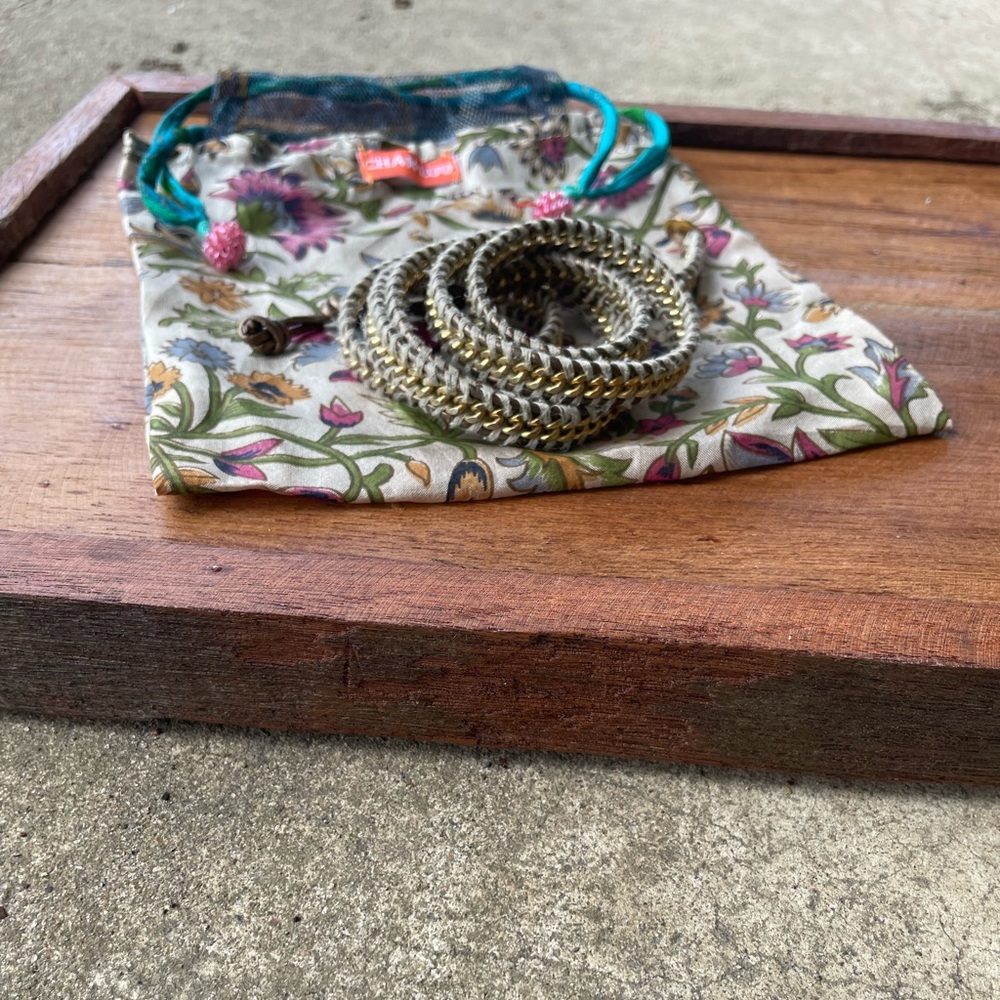 Chan Luu Brass Chain Wrap Bracelet